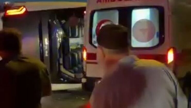 D-100’de Servis Otobüsü Devrildi: 18 Yaralı