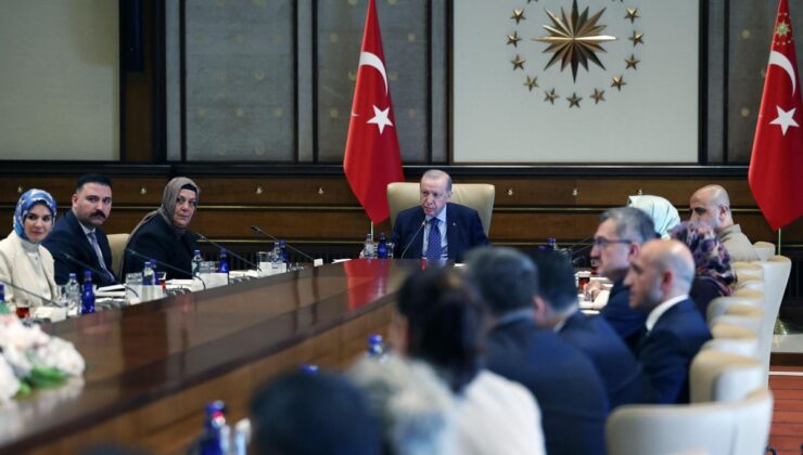 Erdoğan, Şehit Aileleri ve Gazileri Kabul Etti