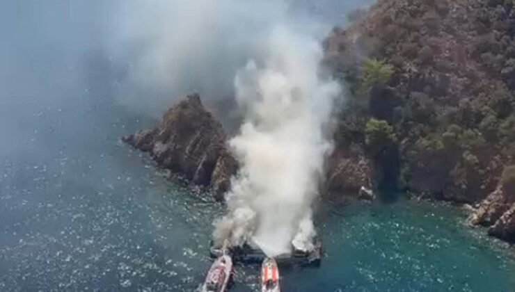 Fethiye’de Tekne Yangını: 15 Yaralı