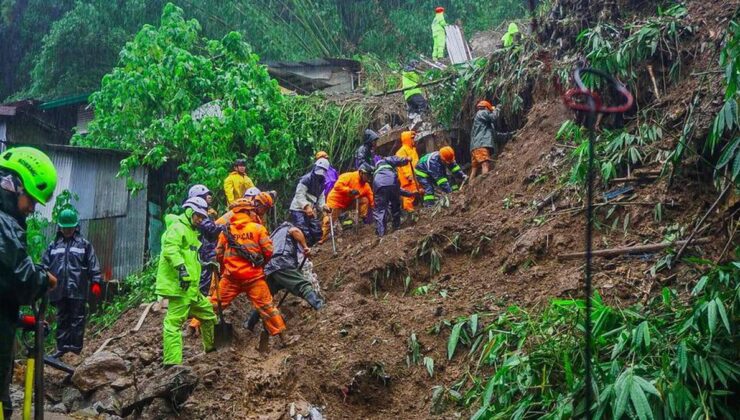 Filipinler’de Heyelan: 4 Ölü, 6 Kayıp