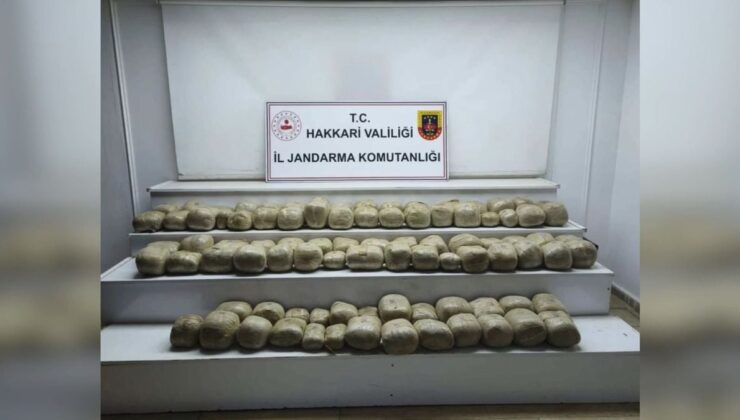 Hakkari’de JİHA Destekli Operasyonda 253 Kilo Esrar Ele Geçirildi