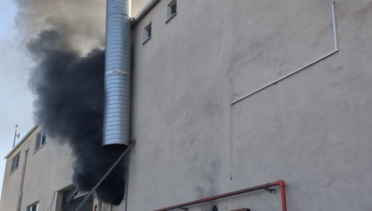 İnegöl’de fabrika yangını; 1 saatte söndürüldü