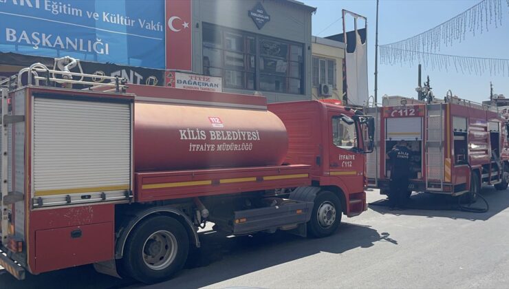 Kilis’te Baklava İş Yerinde Yangın