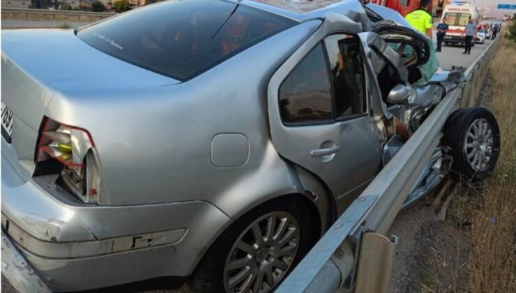 Kırıkkale’de Otomobil Otobüse Çarptı: 1 Ölü