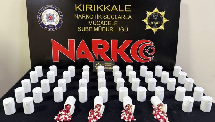 Kırıkkale’de sentetik hap operasyonu: 2 tutuklama
