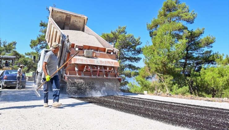 Kumluca’da Göllü Yaylası Yolu Asfaltlandı