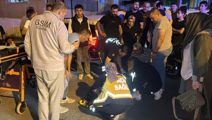Kütahya’da motosiklet otomobile çarptı: 1 yaralı