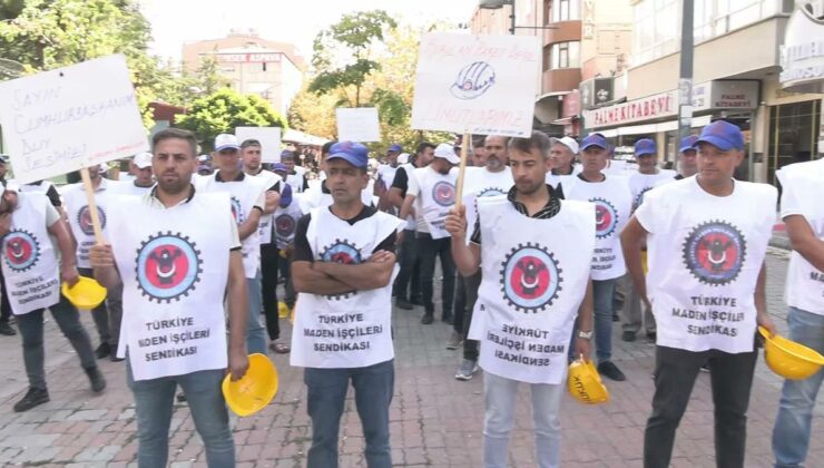 Maden İşçilerinden Ankara’da Eylem: ‘Bu Hafta Ödenmezse Eylemlerimizi Şiddetlendireceğiz’