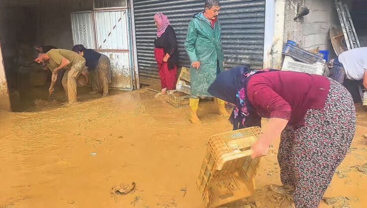 Malatya’da Sağanak Sel ve Heyelana Neden Oldu