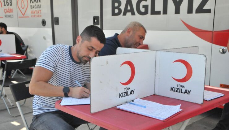 Manisa’da Kızılay Kan Bağışı Kampanyası