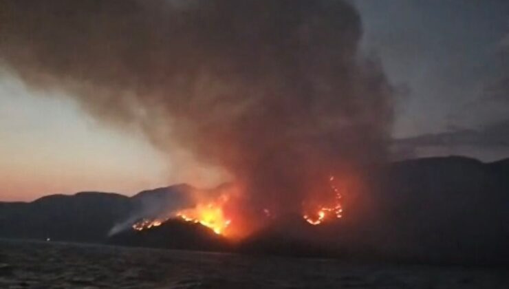 Muğla Valisi Akbıyık: Marmaris’teki yangın için denizden ve havadan müdahale ediyoruz