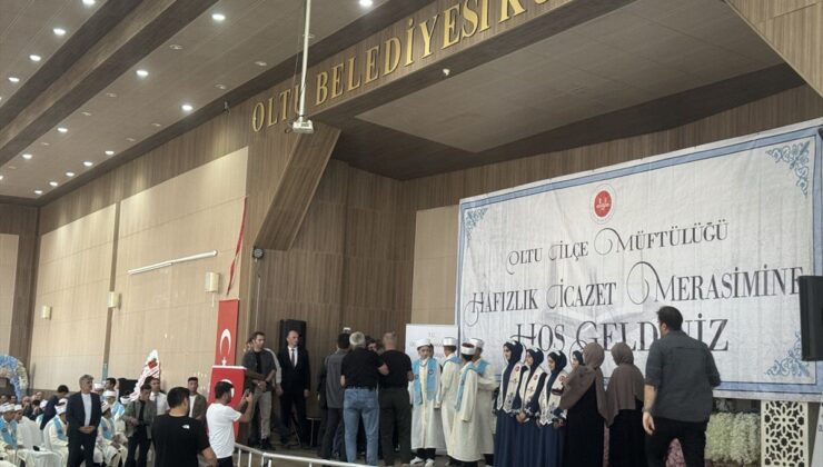 Oltu’da 53 Hafıza İcazet Merasimi