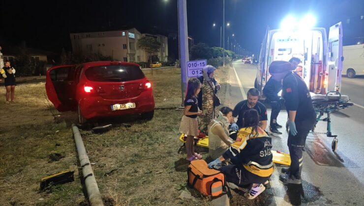 Samsun’da İki Otomobil Çarpıştı: 10 Yaralı