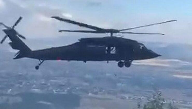 Seydişehir’de Dağda Yaralanan Kadın Askeri Helikopterle Kurtarıldı