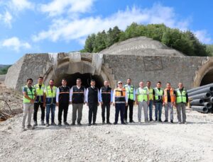 Sivas Valisi Geminbeli Tüneli’nde İncelemelerde Bulundu