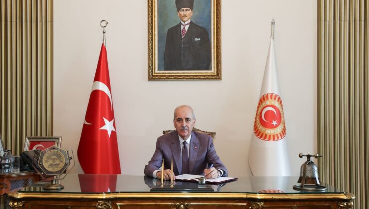 TBMM Başkanı Kurtulmuş, Milli Dayanışma Kanun Teklifi’ni imzaladı