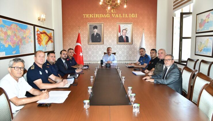 Tekirdağ’da Orman Yangınları Tedbirleri Toplantısı