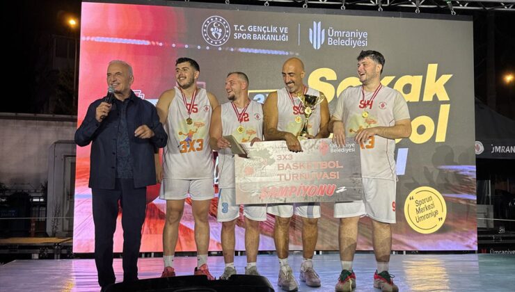 Ümraniye’de 3×3 Basketbol Turnuvası Sona Erdi