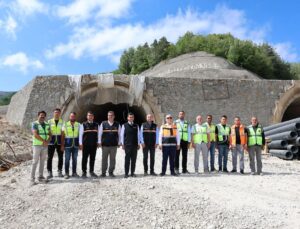 Vali Şimşek, Geminbeli Tüneli’nde İncelemelerde Bulundu