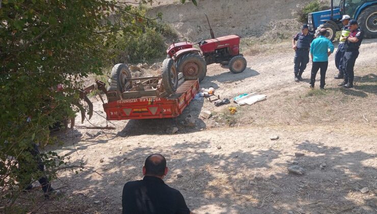 Vezirköprü’de traktör kazası: 1 ölü, 7 yaralı
