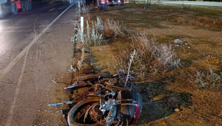 Yeşilhisar’da Motosiklet ve İş Makinesi Çarpıştı: 1 Ölü
