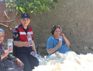 Yozgat’ta Jandarmadan Kadınlara KADES Bilgilendirmesi