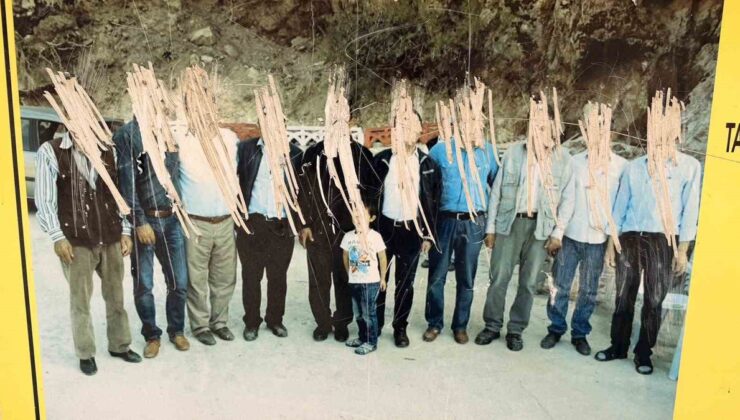 Afyonkarahisar Bolvadin’deki mesire alanında hatıra fotoğrafındaki yüzler kazındı
