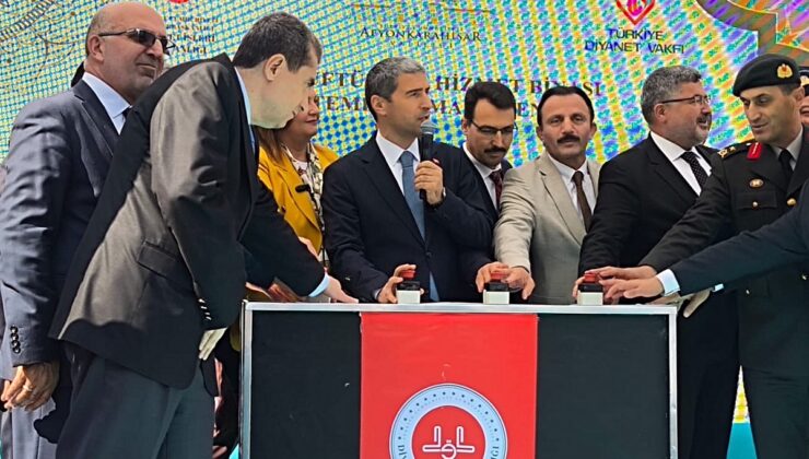 Afyonkarahisar İl Müftülüğü yeni hizmet binası için temel atma töreni düzenledi