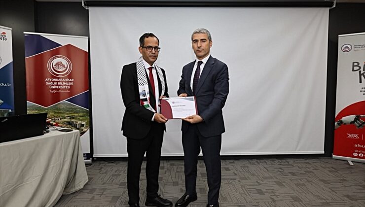 Afyonkarahisar’da “Kuşatma Altında Beyaz Önlük: Gazze’de Tıp Eğitimini Sürdürmek” konferansı düzenlendi