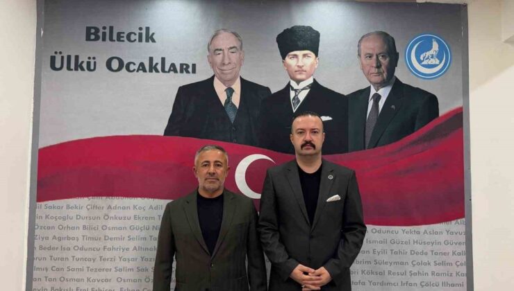 AK Parti Bilecik İl Başkanı Yıldırım, Ülkü Ocakları İl Başkanı Emirler’i tebrik etti