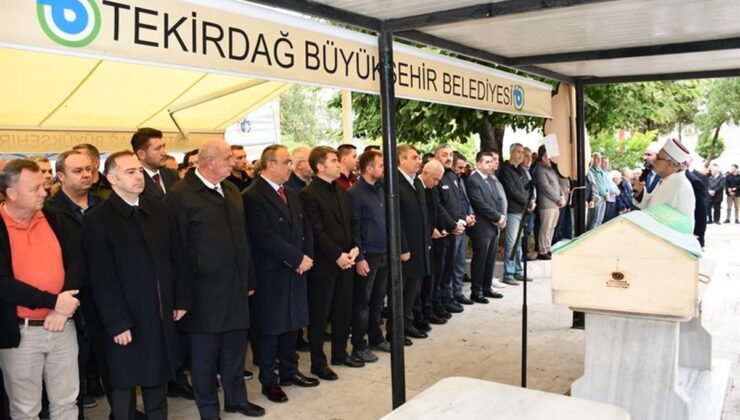Amasya Valisi Önder Bakan’ın kayınpederi Mehmet Erkanlı Hayrabolu’da toprağa verildi