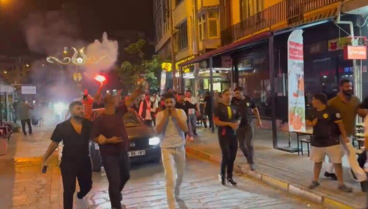 Amedspor’un Beşiktaş’ı 3-2 yenmesi Iğdır’da araç konvoyu ve meşalelerle kutlandı