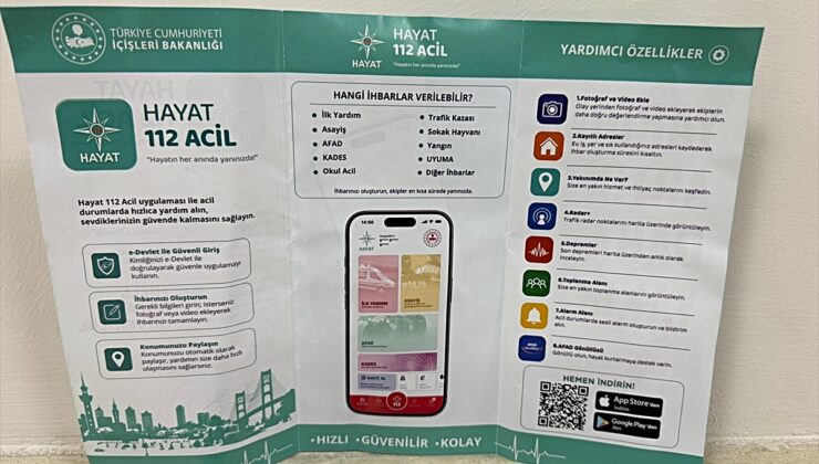Anamur ilçesinde muhtarlara 112 Acil Çağrı Merkezi hakkında bilgi verildi