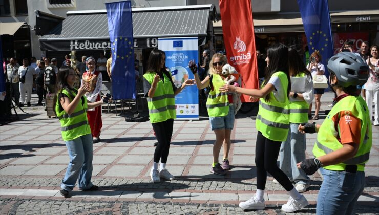 Avrupa Hareketlilik Haftası’nda Yunan ve Bulgar bisikletliler Edirne’de buluştu