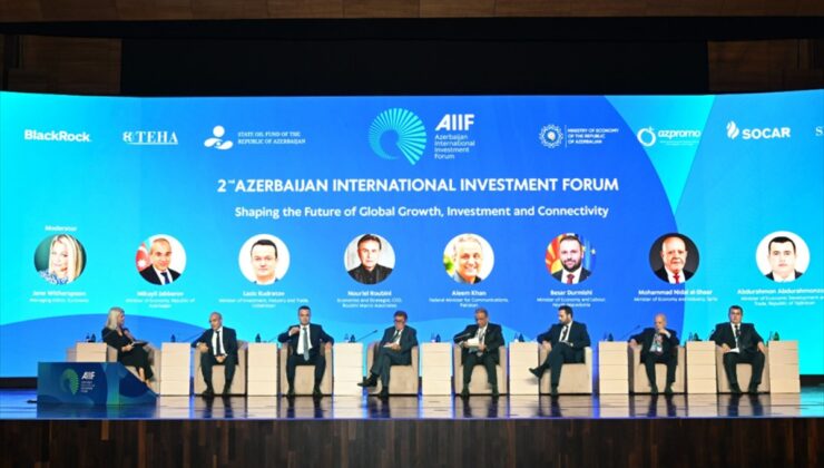 Bakü’de 2. Uluslararası Yatırım Forumu başladı, Suriye ile iş konseyi kurulacak