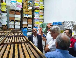 Balıkesir İl Tarım ve Orman Müdürü Düzgün, Havran’da arı ürünleri deposunu inceledi
