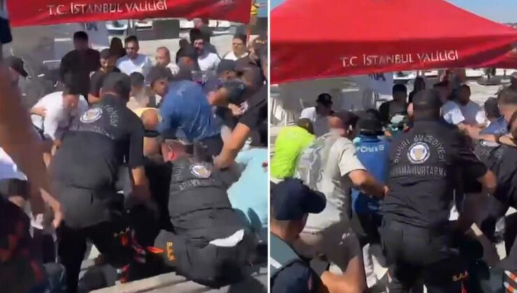 Batan geminin ardından Silivri’de gergin anlar! Gazetecilere saldırdılar
