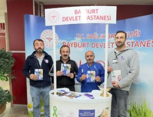 Bayburt Devlet Hastanesinde lenfoma ve prostat kanserine farkındalık eğitimi verildi