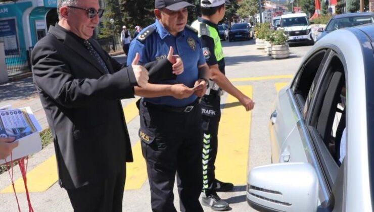 Bilecik Bozüyük’te Kaymakam koordinasyonunda yaya önceliği etkinliği düzenlendi