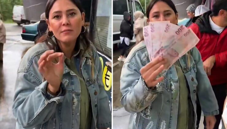 Bin lirayı Gürcü parasına çeviren kadın, eline geçen parayı görünce şoke oldu