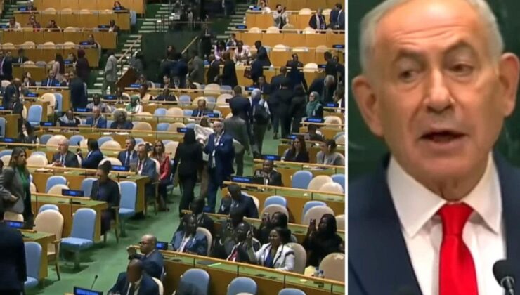 BM Genel Kurulu’nda Netanyahu’ya şok protesto: Çok sayıda ülke heyeti salonu terk etti