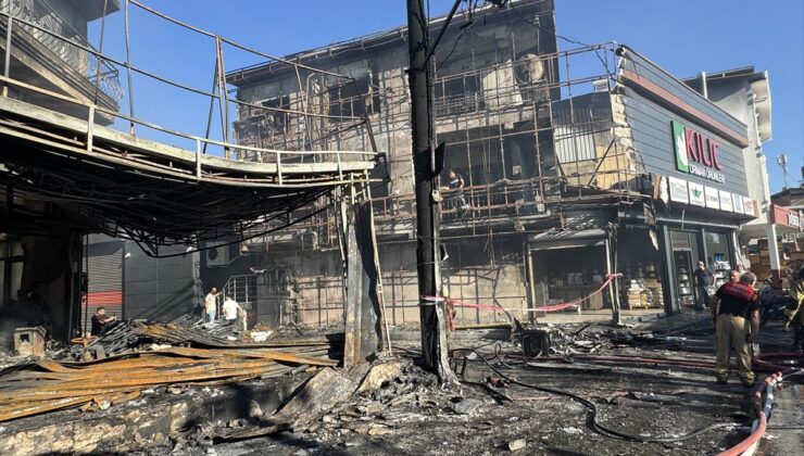 Buca’da Atölye Yangını: 3 İşyeri ve Bir Ev Hasar Gördü