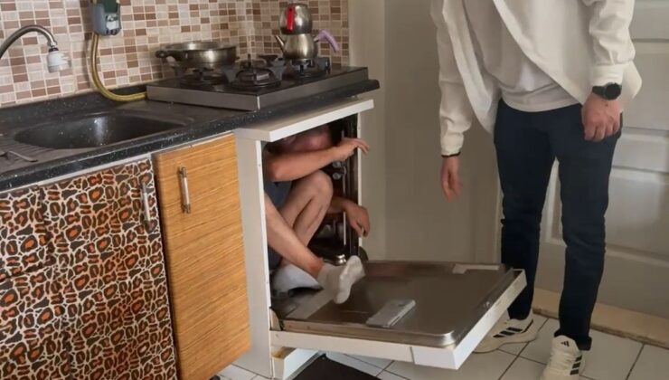 Bulaşık Makinesinde Gizlenen Firari Hükümlü Polis Operasyonuyla Yakalandı