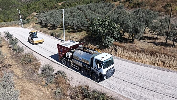 Bursa Büyükşehir Belediyesi, Kestel’de 4 mahallede 11 bin 500 metrelik yolu yeniledi