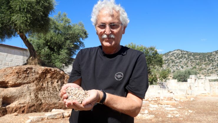 Demre’deki Myra-Andriake’de mor boya üretim atölyeleri ortaya çıkarıldı