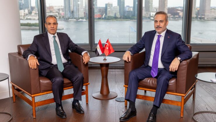 Dışişleri Bakanı Fidan, Mısırlı mevkidaşıyla New York’taki Türkevi’nde görüştü