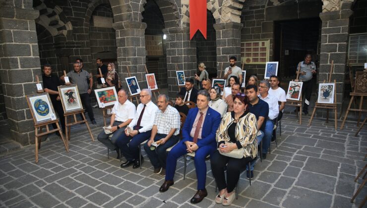 Diyarbakır’da “Gazze, Bellek, Beden ve Toprak” konulu resim sergisi açıldı