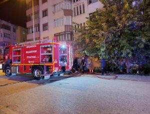 Düzce’de apartman dairesinde çıkan yangın söndürüldü