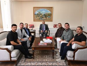Edirne Valisi Sezer, Tuncaspor Kulübü yönetimini kabul etti
