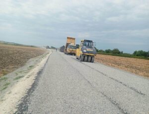 Edirne’de 4 km’lik yol yenilendi